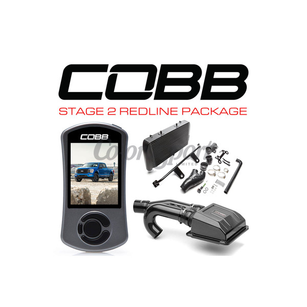 COBB Stage 2 Redline Carbon Fiber Intake Power Package Black FMIC image