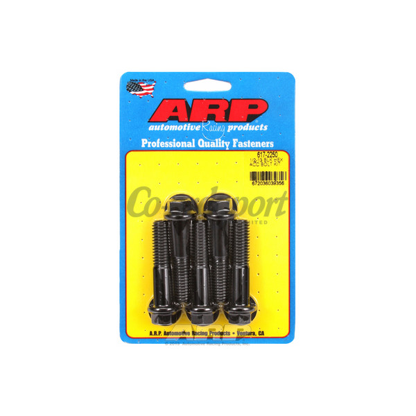 ARP 1/2-13 x 2.250 hex black oxide bolts image