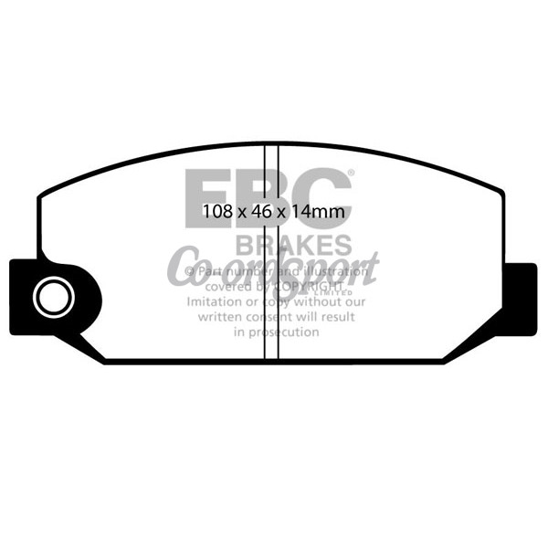 EBC Ultimax OEM Replacement Brake Pads image