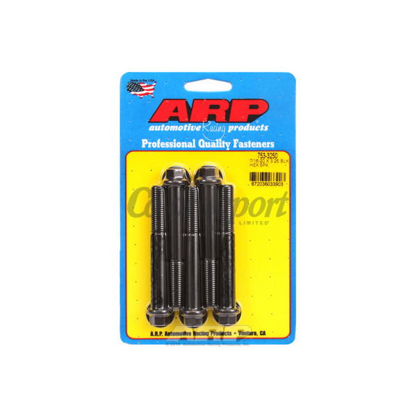 ARP 7/16-20 x 3.250 hex black oxide bolts image
