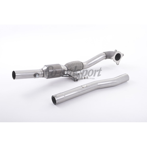 Milltek Large Bore Downpipe and Hi-Flow Sports Cat Volkswag image