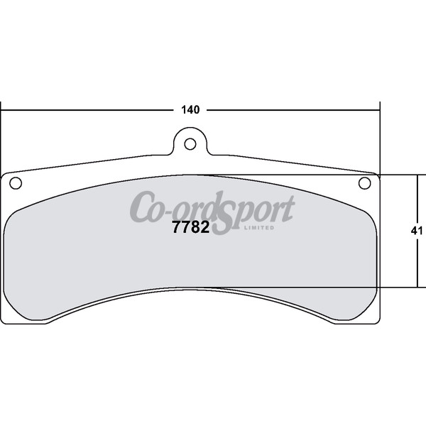 PFC 7782 Race Pad Set - 03 Compound 28 mm image