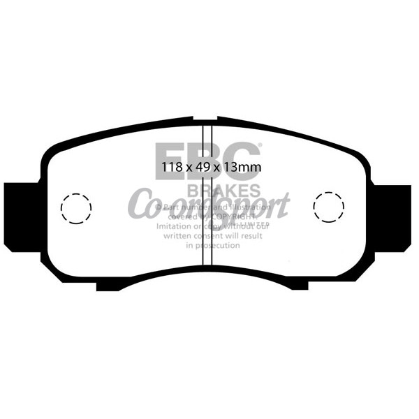 EBC Ultimax OEM Replacement Brake Pads image