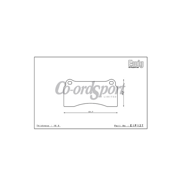Endless Brake Pads MX87 Compound image
