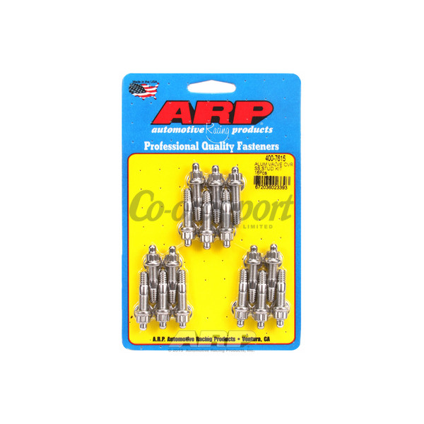 ARP Cast alum covers SS 12pt valve cover stud kit 16pc image