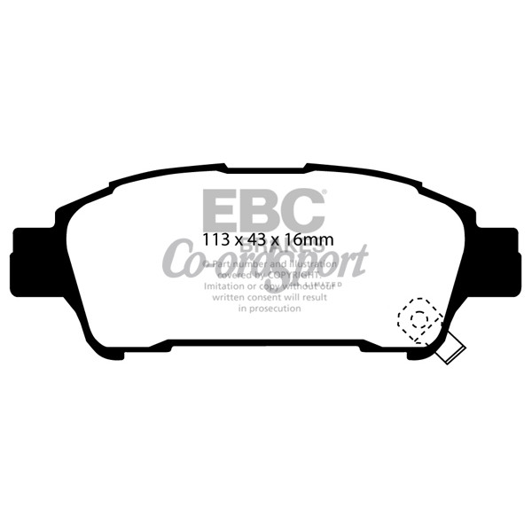 EBC Ultimax OEM Replacement Brake Pads image