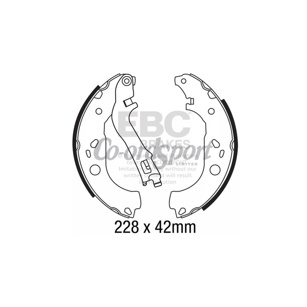 EBC BRAKE SHOES image