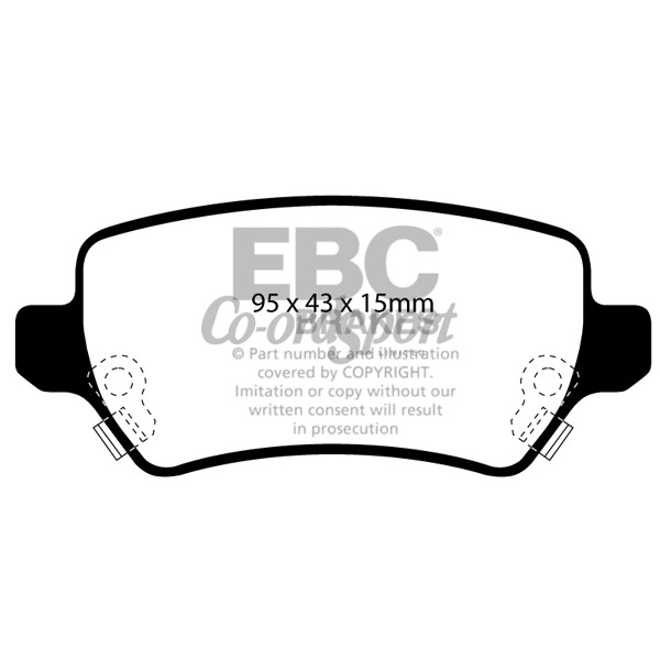 EBC Ultimax OEM Replacement Brake Pads image