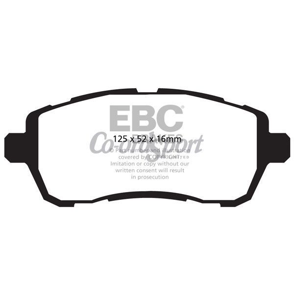 EBC Ultimax OEM Replacement Brake Pads image