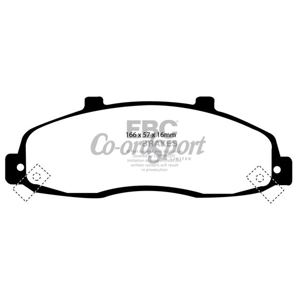 EBC Ultimax OEM Replacement Brake Pads image