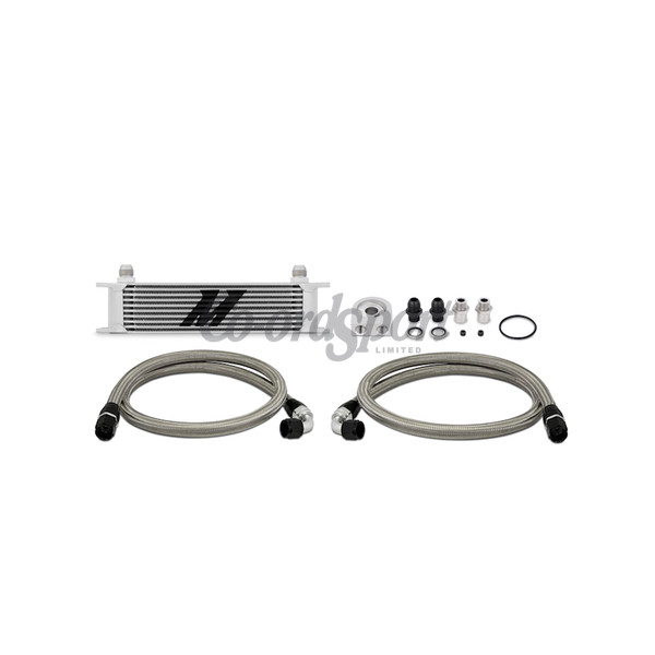 Mishimoto Universal 10 Row Oil Cooler Kit Silver image