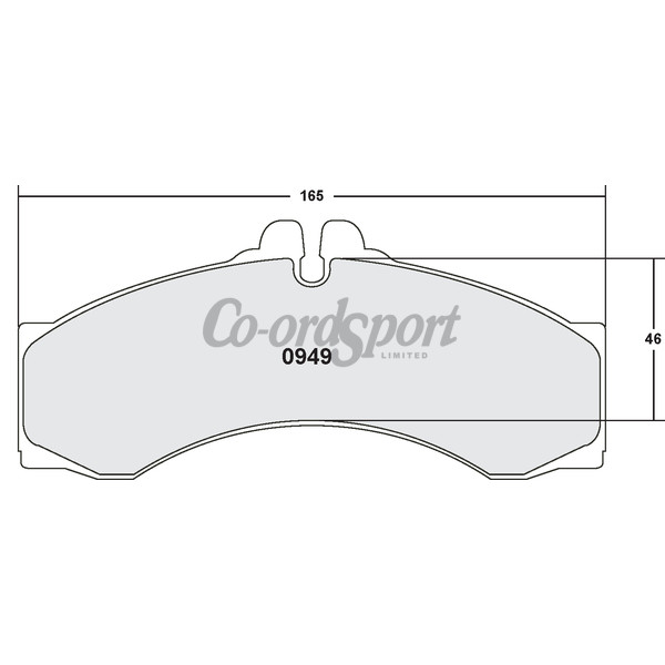 PFC 949 Z-Rated Brake Pad Set image