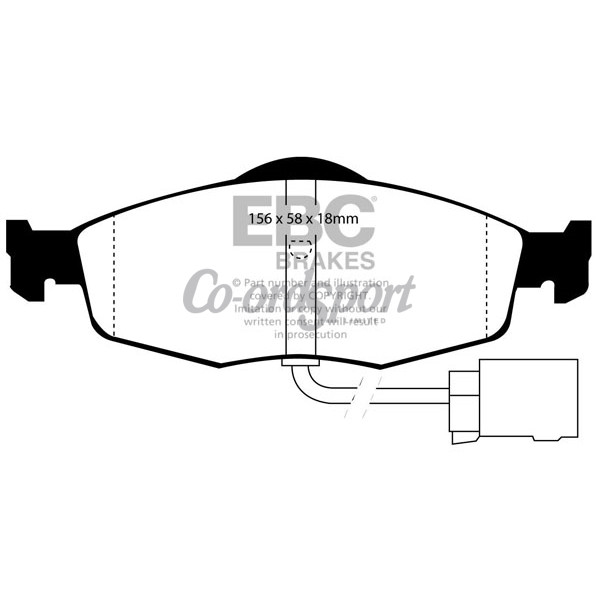 EBC Ultimax OEM Replacement Brake Pads image