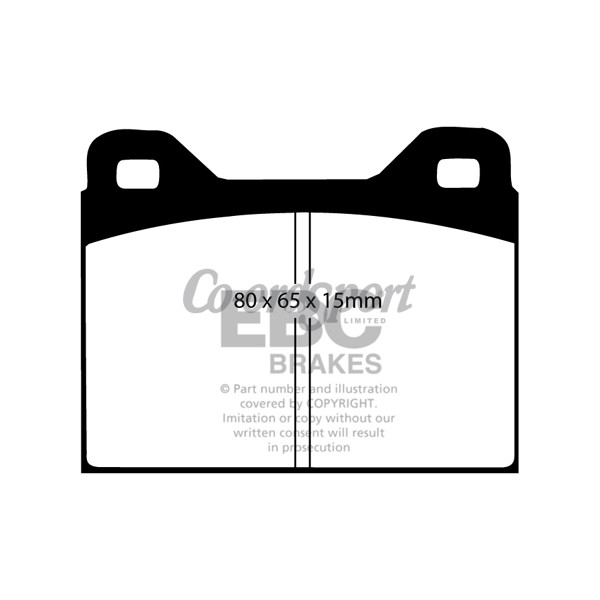 EBC Ultimax OEM Replacement Brake Pads image