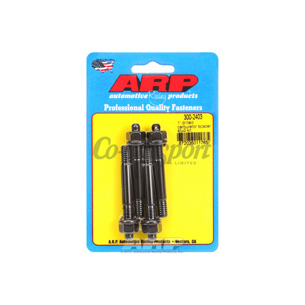 ARP 1 drilled carburetor spacer stud kit image