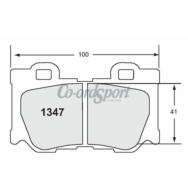 PFC 1347 Z-Rated Brake Pad Set image