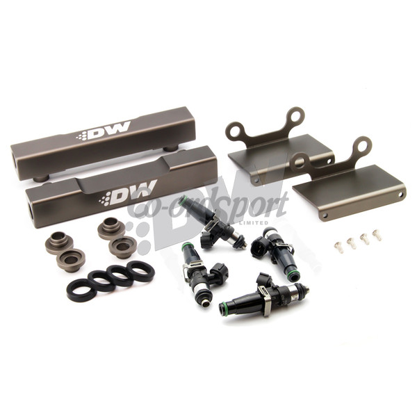 DW Subaru side feed to top feed fuel rail conversion kit and image