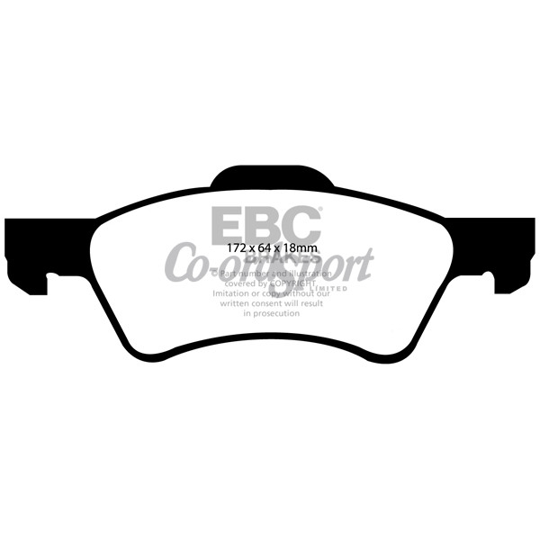 EBC Ultimax OEM Replacement Brake Pads image