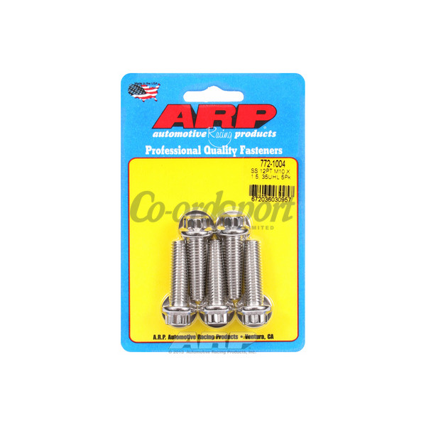 ARP M10 x 1.50 x 35 12pt SS bolts image