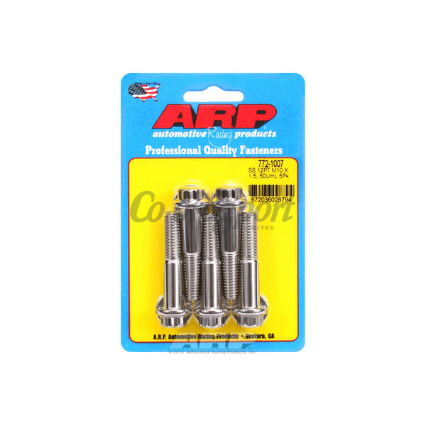 ARP M10 x 1.50 x 50 12pt SS bolts image