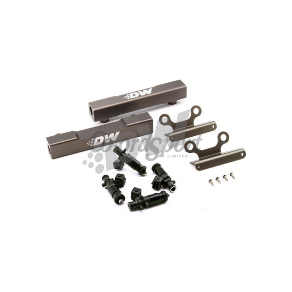 DW Subaru top feed fuel rail upgrade kit with 1200cc injecto image