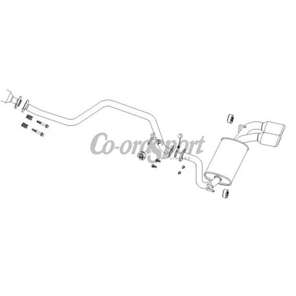 Fujitsubo Authorize S Exhaust LEXUS CT200h ZWA10 2ZR-FXE image