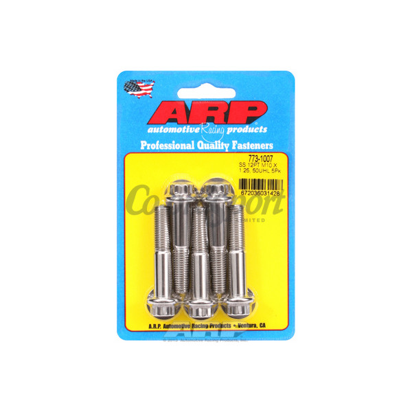 ARP M10 x 1.25 x 50 12pt SS bolts image