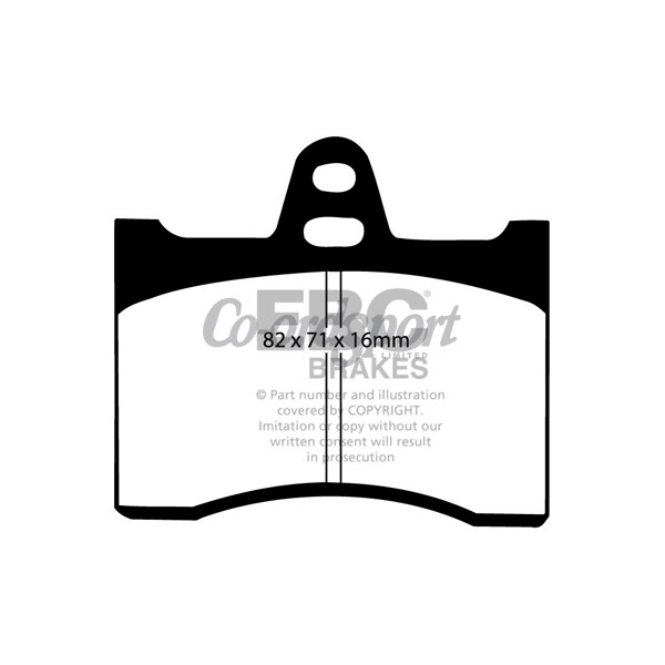 EBC Ultimax OEM Replacement Brake Pads image