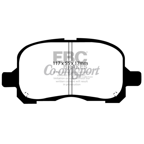 EBC Ultimax OEM Replacement Brake Pads image