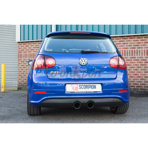 Scorpion Non-resonated cat-back system  for Volkswagen Golf MK5 R image
