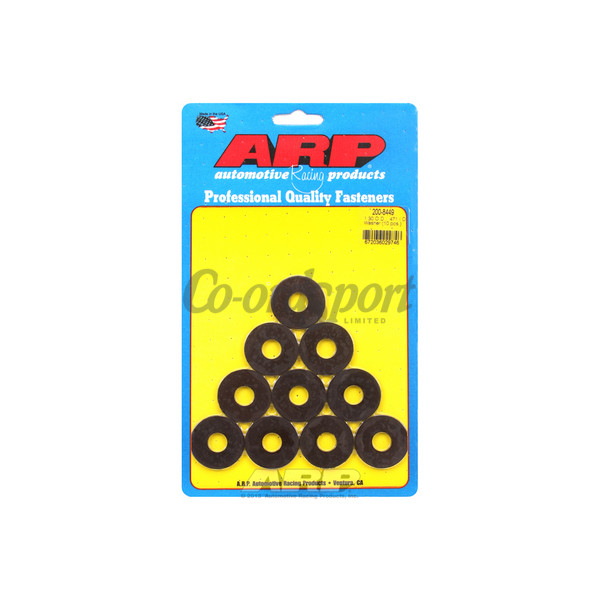 ARP .471 ID 1.30 OD no chamfer black washers image