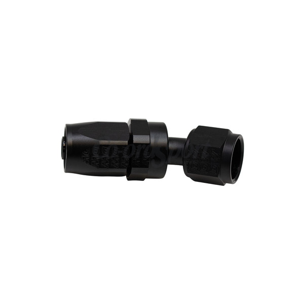 DW 8 AN Female Flare Swivel 30-Degree Hose End CPE  Anodized Matt image