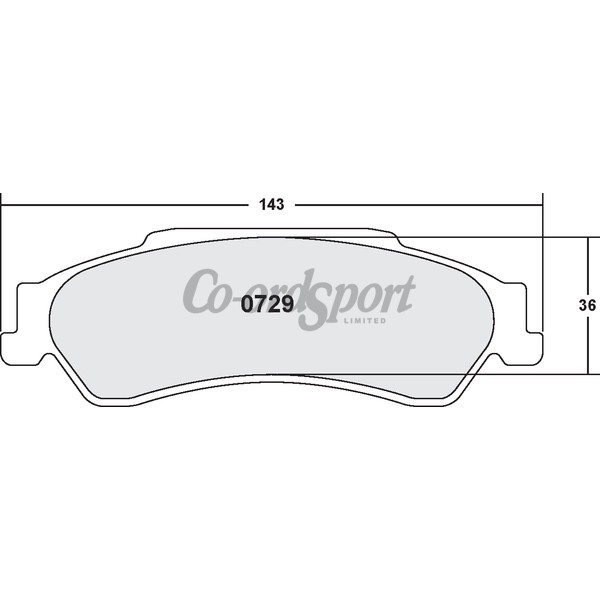 PFC 729 Carbon Metallic Brake Pad Set image