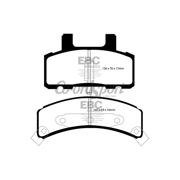 EBC Ultimax OEM Replacement Brake Pads image