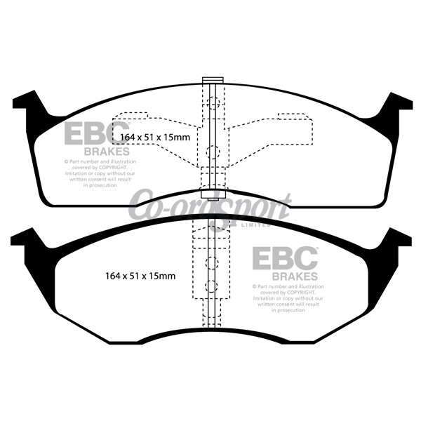 EBC Ultimax OEM Replacement Brake Pads image