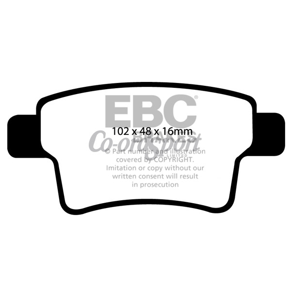 EBC Ultimax OEM Replacement Brake Pads image