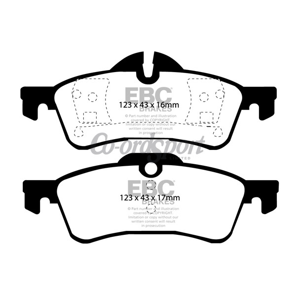 EBC Ultimax OEM Replacement Brake Pads image