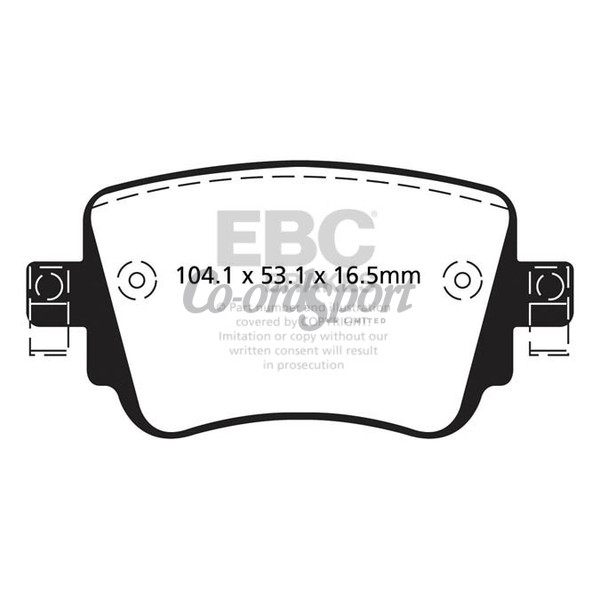 EBC Ultimax OEM Replacement Brake Pads image