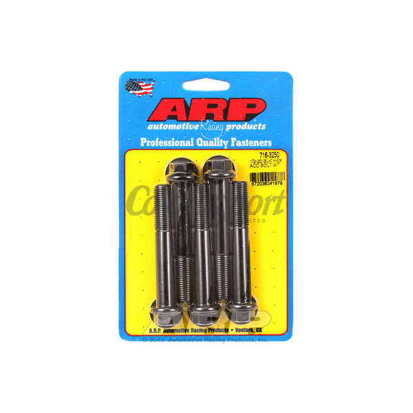 ARP 1/2-20 x 3.250 hex black oxide bolts image