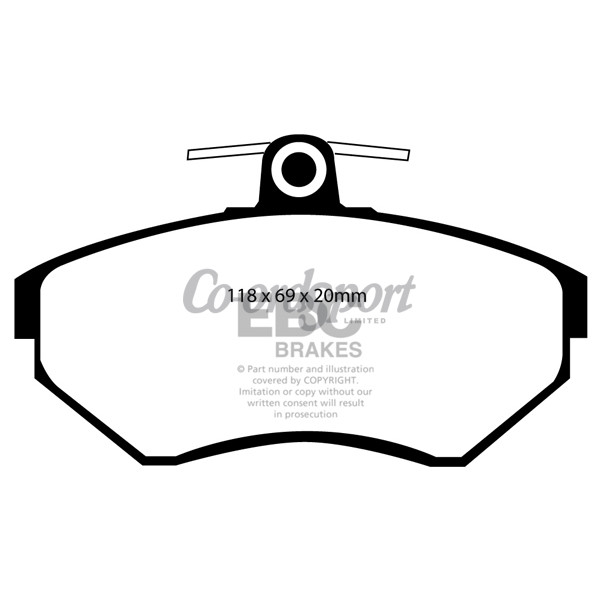 EBC Ultimax OEM Replacement Brake Pads image