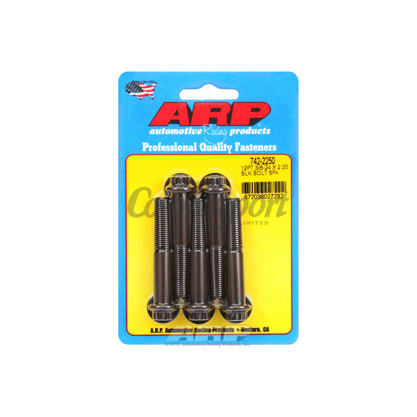 ARP 3/8-24 x 2.250 12pt black oxide bolts image