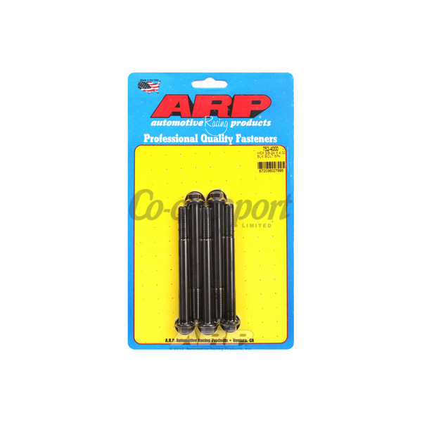 ARP 3/8-24 x 4.000 hex black oxide bolts image