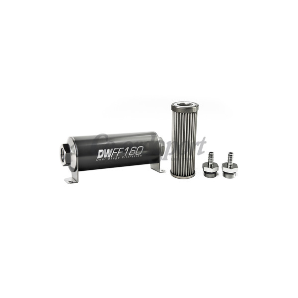 DW In-line fuel filter element and housing kit  stainless steel 4 image