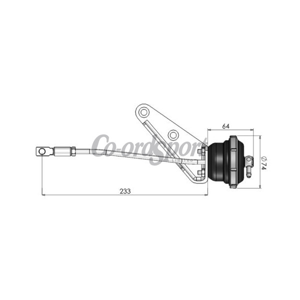 Turbosmart IWG75 EVO 6-8 Black 26PSI image