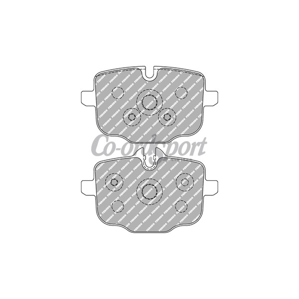 Ferodo DS3.12 Rear Brake Pads BMW Series 5 6 6GT 7 8 X3 X4 image