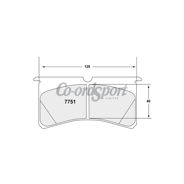 PFC 7751 RACE PAD SET - 13 CMPD 16 MM image
