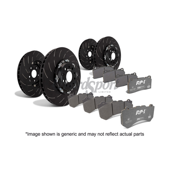 EBC RP1 Race Pads and 2 Piece Discs Full Vehicle Kit image