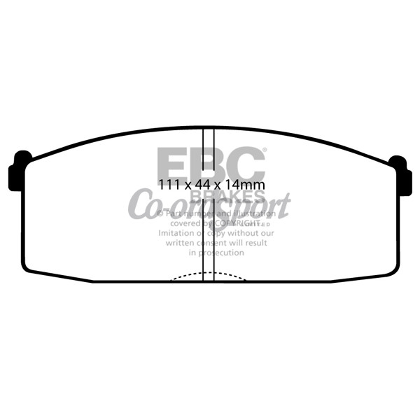 EBC Ultimax OEM Replacement Brake Pads image