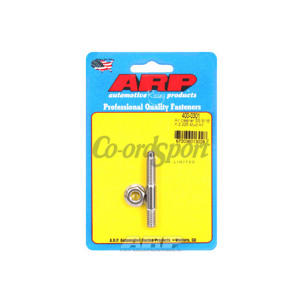 ARP 5/16 x 2.225 SS air cleaner stud kit image