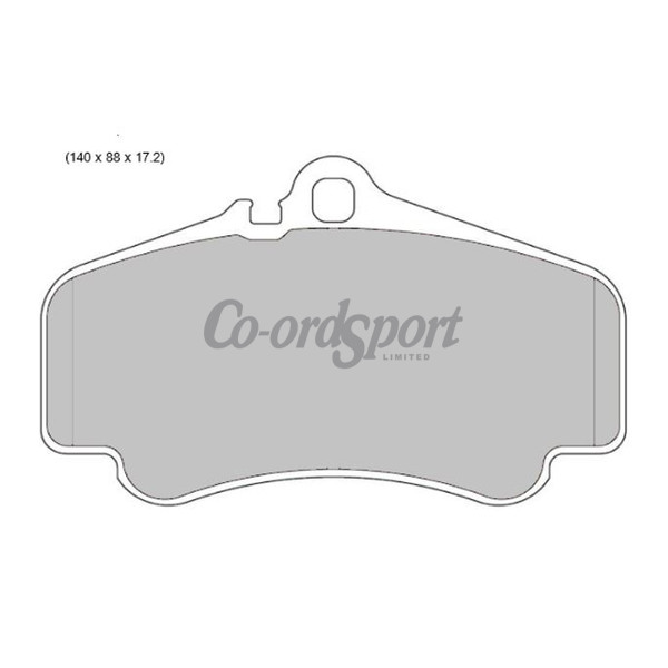 PBS Prorace Front Pads for Porsche 911 (996-997) image
